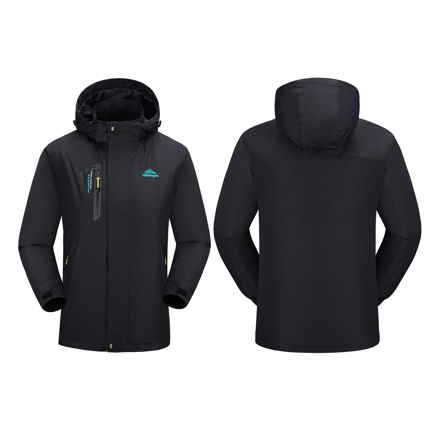 Femmes Imperméable Léger Manteau de Pluie Sport Montagne Hiver Veste à Capuche
