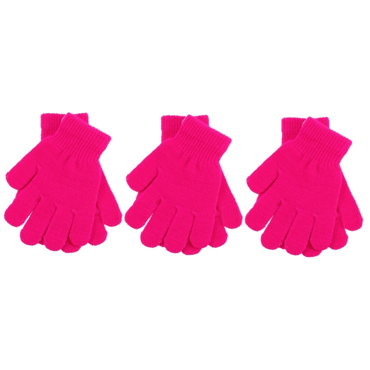 GALPADA 3pcs Warmest Boys and Girls Gloves Winter Gloves for Boys Girls Toddler Grip and Snow Socks