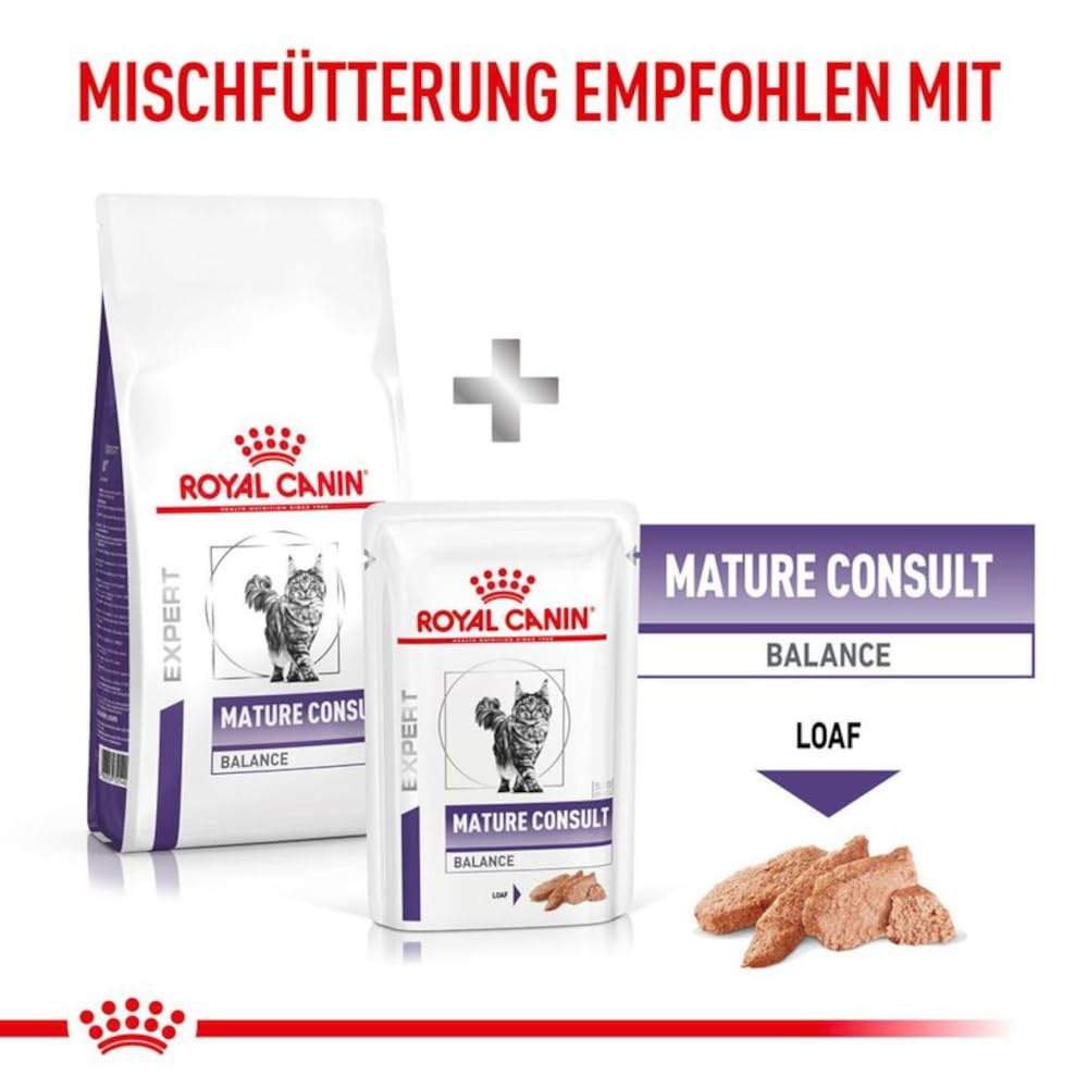 Royal Canin Expert Mature Consult Balance | 3,5 kg | Aliment complet pour Chats | À partir de 7 ans | Chats âgés stérilisés ou ayant tendance à prendre du poids