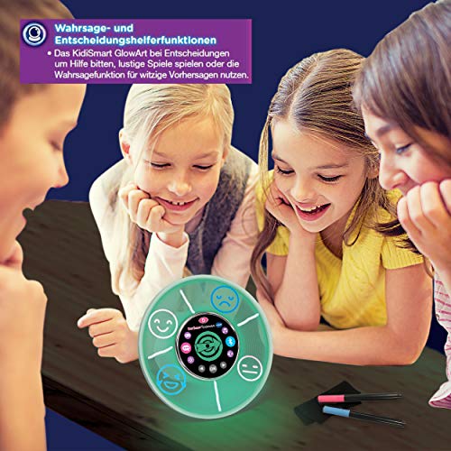 VTech KidiSmart Glow Art 80-531904 luidspreker, bluetooth-muziekspeler, wekker, met spraakbediening, vooraf… - Image 8