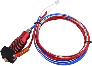 Ruimou Extruder Hotend End Kit, Used for Upgrade CR-10S Pro ，CR-10 Max, CR-10S Pro V2 3D Printer Extruder Assembled MK8 Hot End Kit, with Aluminum Heating Block Hotend Kit,0.4mm Nozzle- 24V 40W