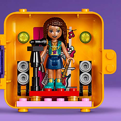 Friends Il Cubo dell'Amicizia di Andrea Playset Collezionabile per Creare Mille Avventure, Ogni Cubo Contiene 1 Sorpresa Segreta- Aprilo per Scoprire Quale, 41400 - Lego - Immagine 1