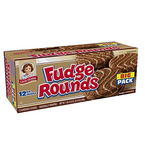 Little Debbie Fudge Rounds Big Pack, 24.1 Oz (Pack Of 12) #TOP1