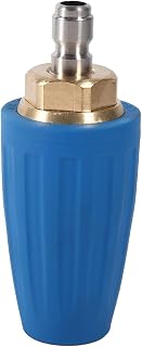 Acessório de limpeza de alta pressão para lavadora de alta pressão, bico turbo de conexão rápida 1/4, 3000 psi, spray rotativo para limpeza rápida (040)