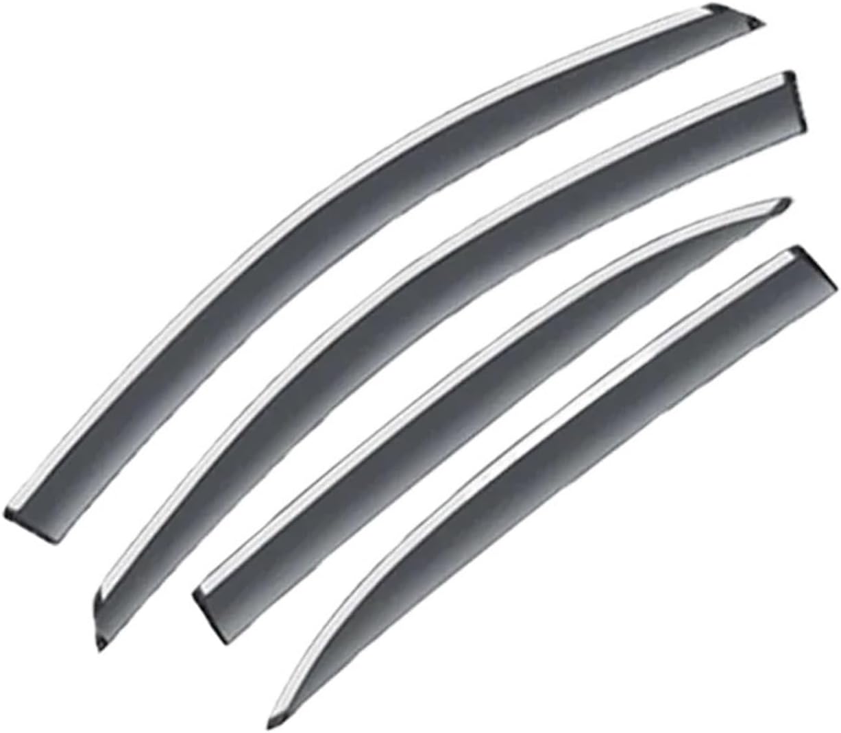 Car Window Visor Compatible For Hyundai Grand I10 BA 2013~2022 Long Version Waterproof Deflectors Rain Guards Sun Visor Car Accessories(Transparent)
