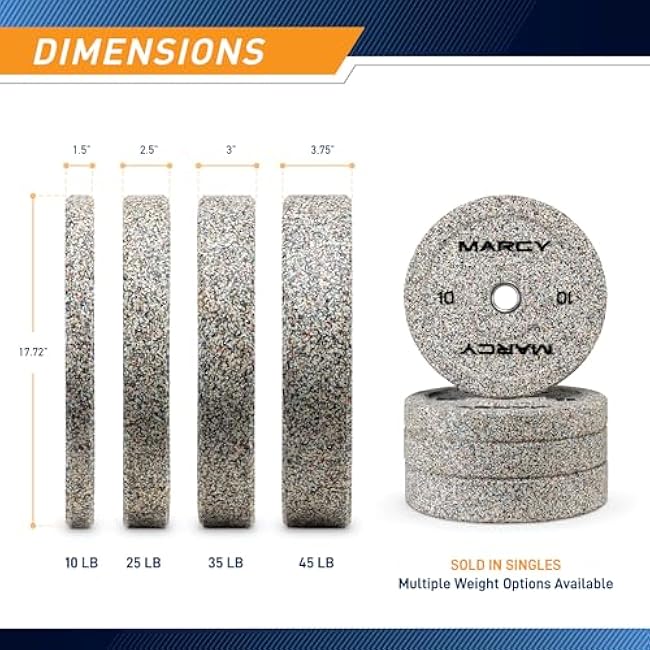 High Bounce Olympic Bumper Plate for Strength Training Weightlifting Workout Weight