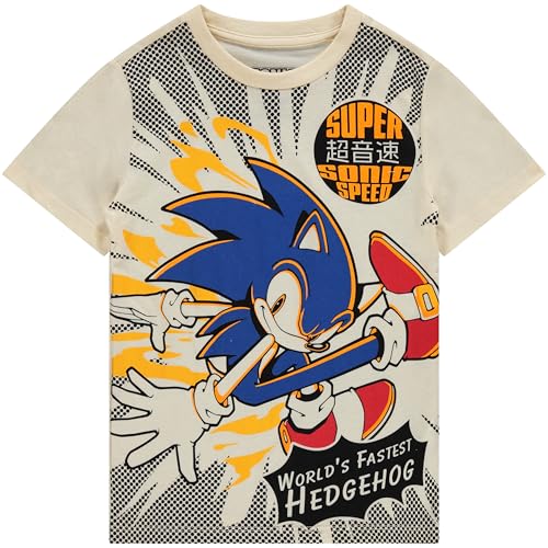 Image of SEGA Boys' Sonic the Hedgehog Boys 4-20 Jumbo Print Tee & Mesh Short 2pc Set