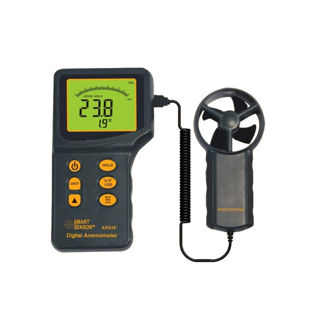 Buy Measuring Instrument AR836+ Digital Handheld Anemometer with LCD