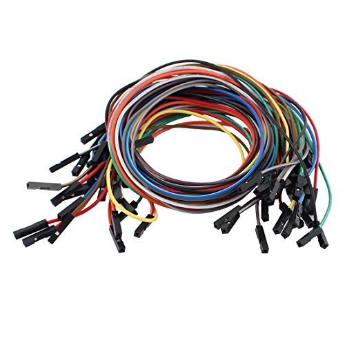 Aexit 30PCS 2.54mm Accesorios Audio y Video Cable Jumper miniatura 1