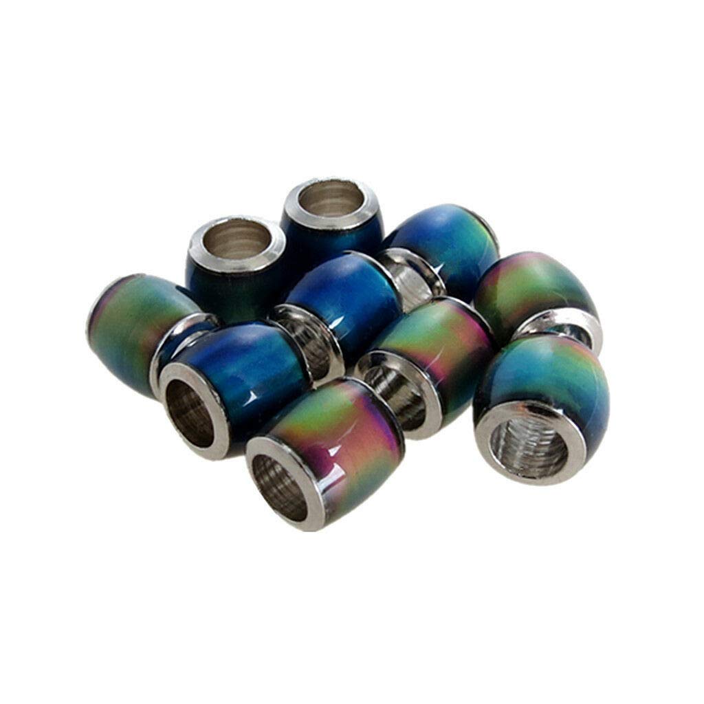 ELECTROPRIME 10Pcs Color Change Thermo Sensitive Loose Bead Eyecatching Prevailing Beads