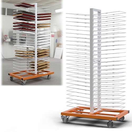 MOOFI Paint Drying Rack with 50 Shelves