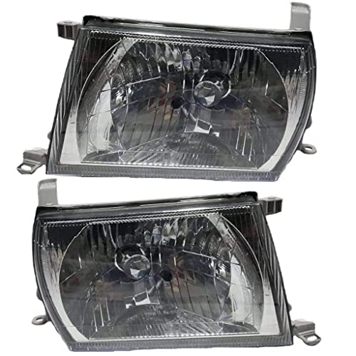 K D Headlight for Toyota Qualis (Right & Left Side) 1999-2004 PAIR ( WITHOUT ADJUSTABLE MOTOR)