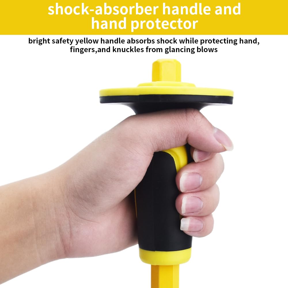 Set Di 3 Scalpelli Per Muratura - In Acciaio CRV Per Demolizione, Intaglio E Frantumazione - Foto 3