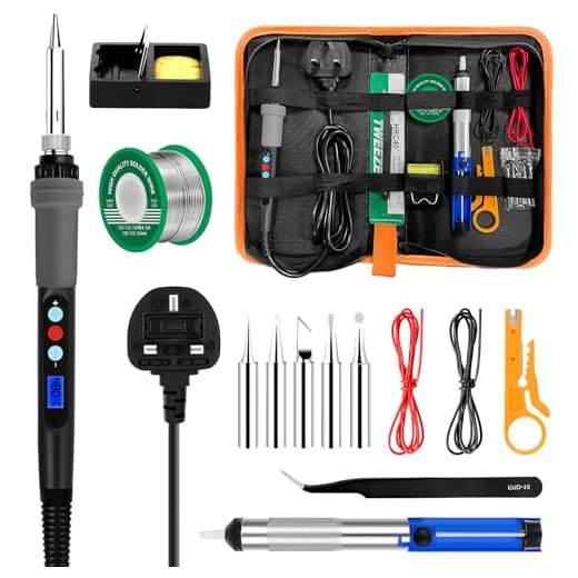 90W LCD Adjustable Soldering Iron Kit