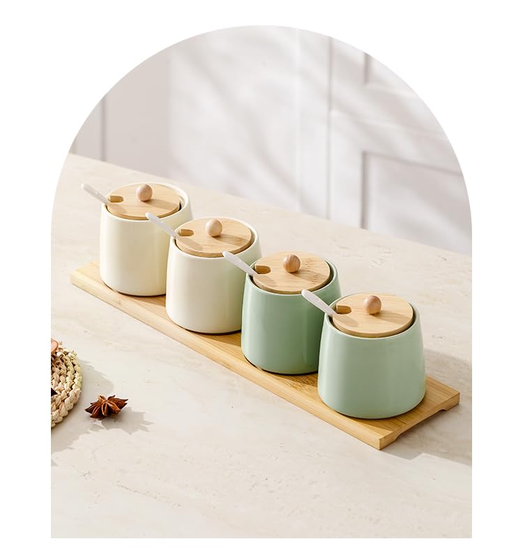 Barattoli Sale,Set Di Barattoli Per Spezie Eleganti E Moderni-C||4PCS