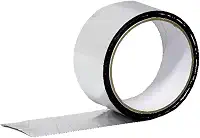 Fita Adesiva Metalizada para Emenda de Manta Térmica 48mmx50m Aluminizada Refletiva Auto Colante Rolo Vedação Tubos Calhas Rufos Telhado