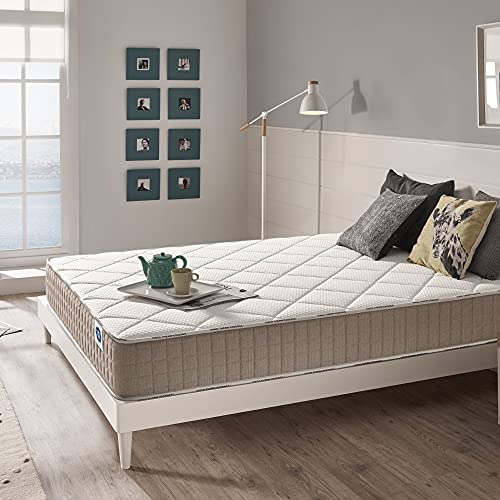 Naturalex | Summum | Colchón 150x190 Cm Viscoelástico Top Gama | Transpirable Núcleos ThermoSoft Premium | Tecnología AirFresh Plus | Adaptabilidad Óptima Zona Muscular | Ergonómico | Oeko-Tex