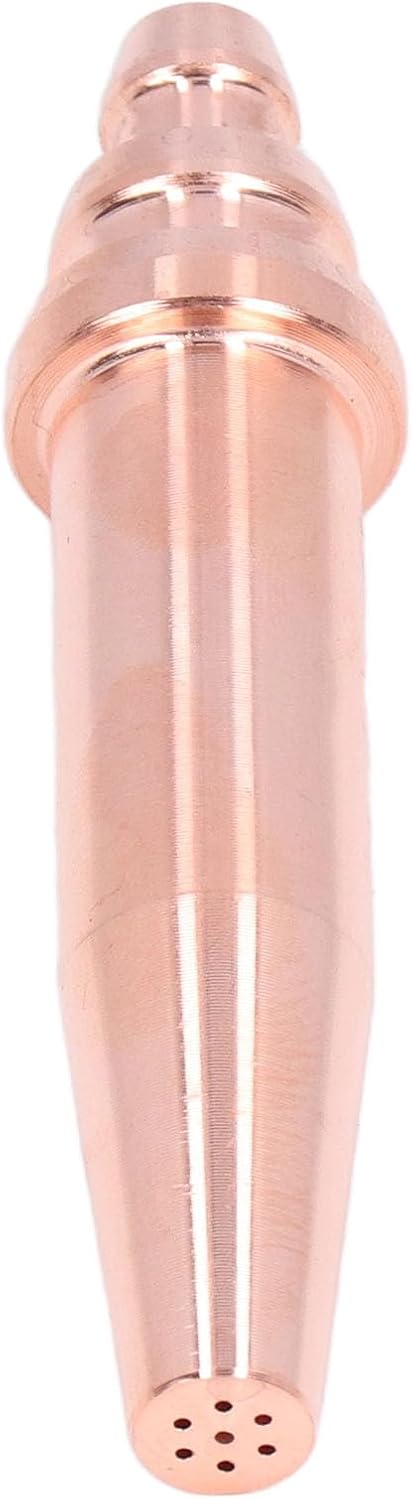 5PCS Isobaric Cutting Tips Acetylene Torch Nozzle Replacement Gas Welding Consumables G02 0 Copper Material 1mm Aperture 10 20mm Cutting Thickness for Acetylene Flame Cutting