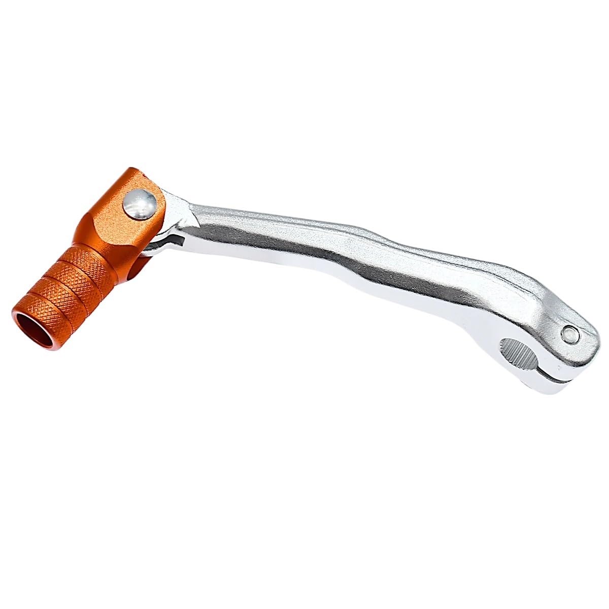 Gconla Silvery Orange Motorcycle Gear Shifter Lever Motorcycle Accessories Gear Shift Lever For Gpx Tse250r Dt230 For Hengjian Hj250h For Lo&Ncin Mt250 Gr7 Gr8 Replacement