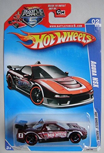 Amazon.com: Hot Wheels '09 Racing, RED Acura NSX 68/190 Battle