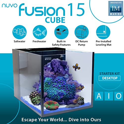 Image of Innovative Marine Starter Kit Aquariums (15 Gallon Cube)