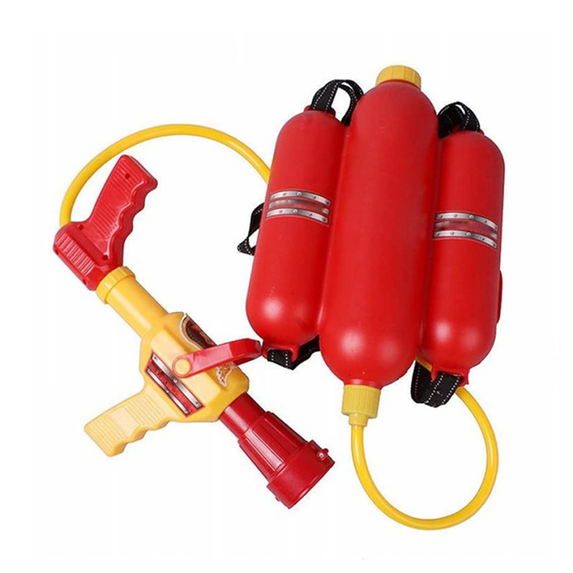 Odoukey Water Gun, Children Fire Extinguisher Water Gun Soakers Toys Beach Toy Outdoor Sports Toy for Children Pressure Playing 1PC Backpack Toys