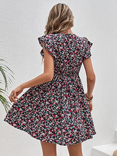Image of Leriya Fashion Women Fit & Flare Rayon LF-WD1110 Standard Length Dress
