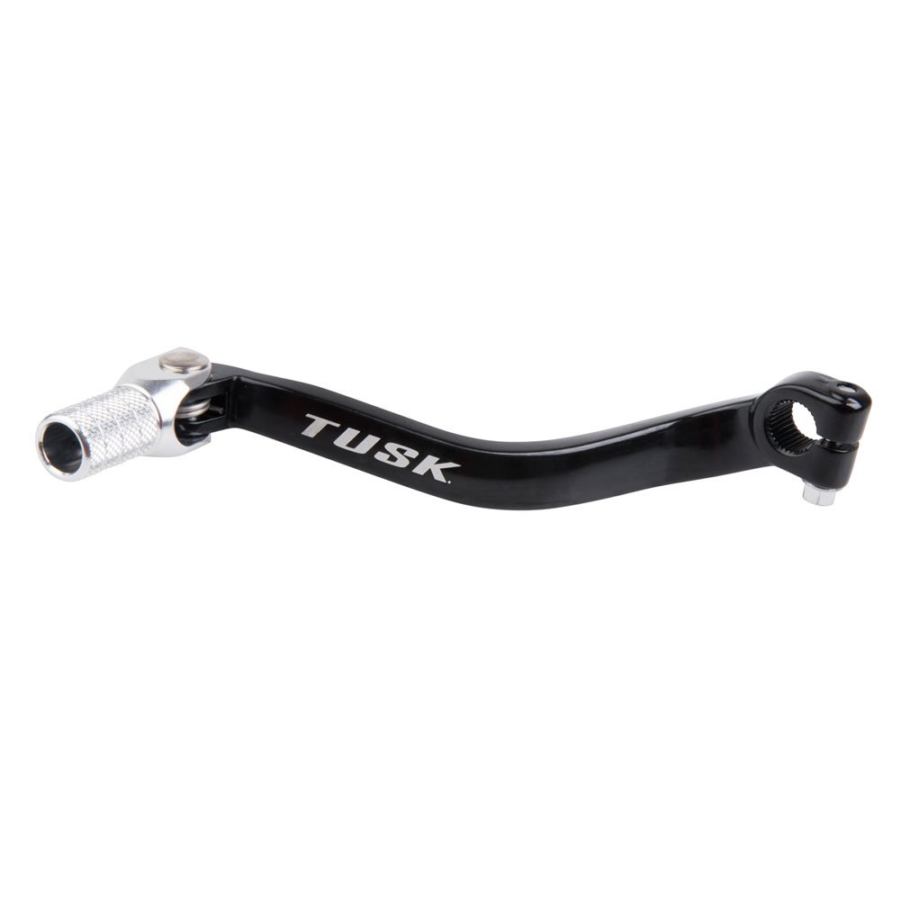 TUSK Folding Shift Lever Black/Silver Tip Compatible with Suzuki DR-Z 400S 2000-2024