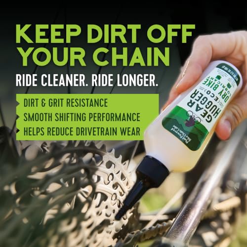 Image of Gear Hugger - Dry Lube and Degreaser - Eco-Friendly & Long-Lasting Bike Chain Cleaner - Plant-Based Bike Lubricant, No Petroleum, No PTFE