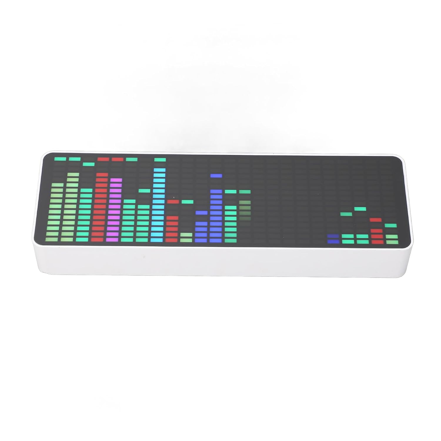 RGB Music Spectrum Display 1624 Segment Clock 384 LEDs for Party Decoration Bright and Colorful ABS Material