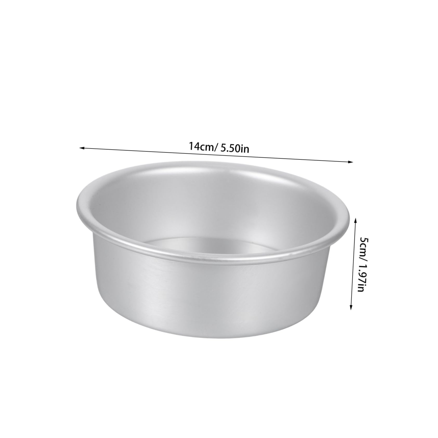 MOLUCKFU 2pcs Nonstick Round Baking Pans with Removable Bottom Aluminum Cake Molds for Cheesecake Chiffon Pastry for Birthday and Wedding Cakes