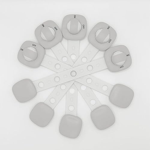 Miniatura 2 de WuW-Preferred Cerraduras de seguridad para niños, cerraduras de seguridad para bebés, fácil bloqueo, doble bloqueo, longitud ajustable, (paquete de