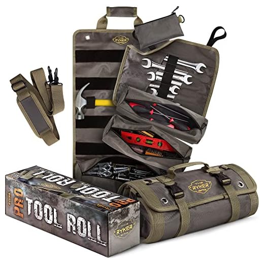 What are the rings for on a messenger bag The Ryker PRO Roll Up Tool Bag