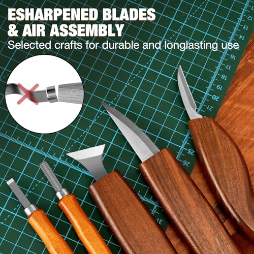 Wood Carving Kit 24Pcs