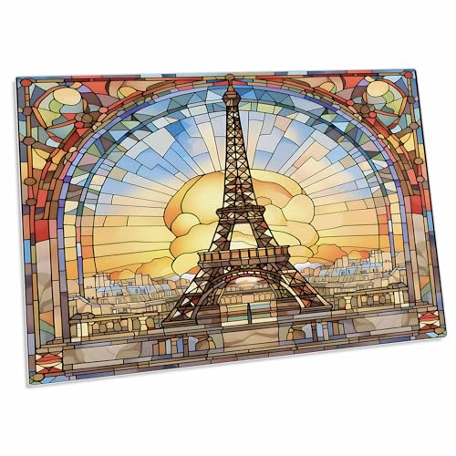 Alfombrilla grande para escritorio con diseño Eiffel miniatura 1