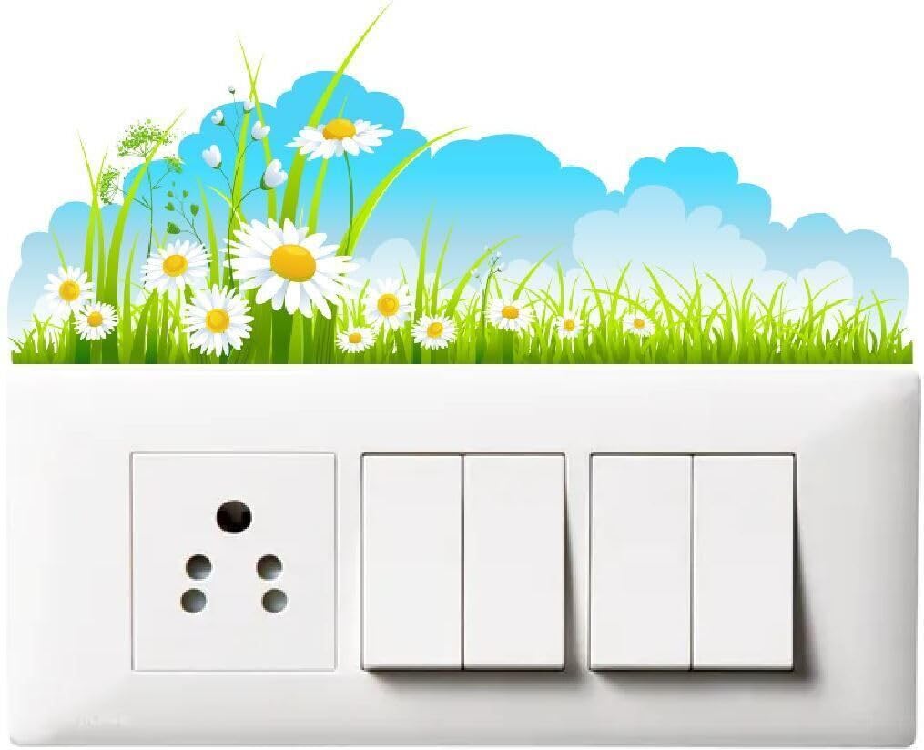 ARNEMA Large Switch Board Wall Sticker | Decorative Self Adhesive Wall Sticker for Electric Board Area (3246 cm) 1