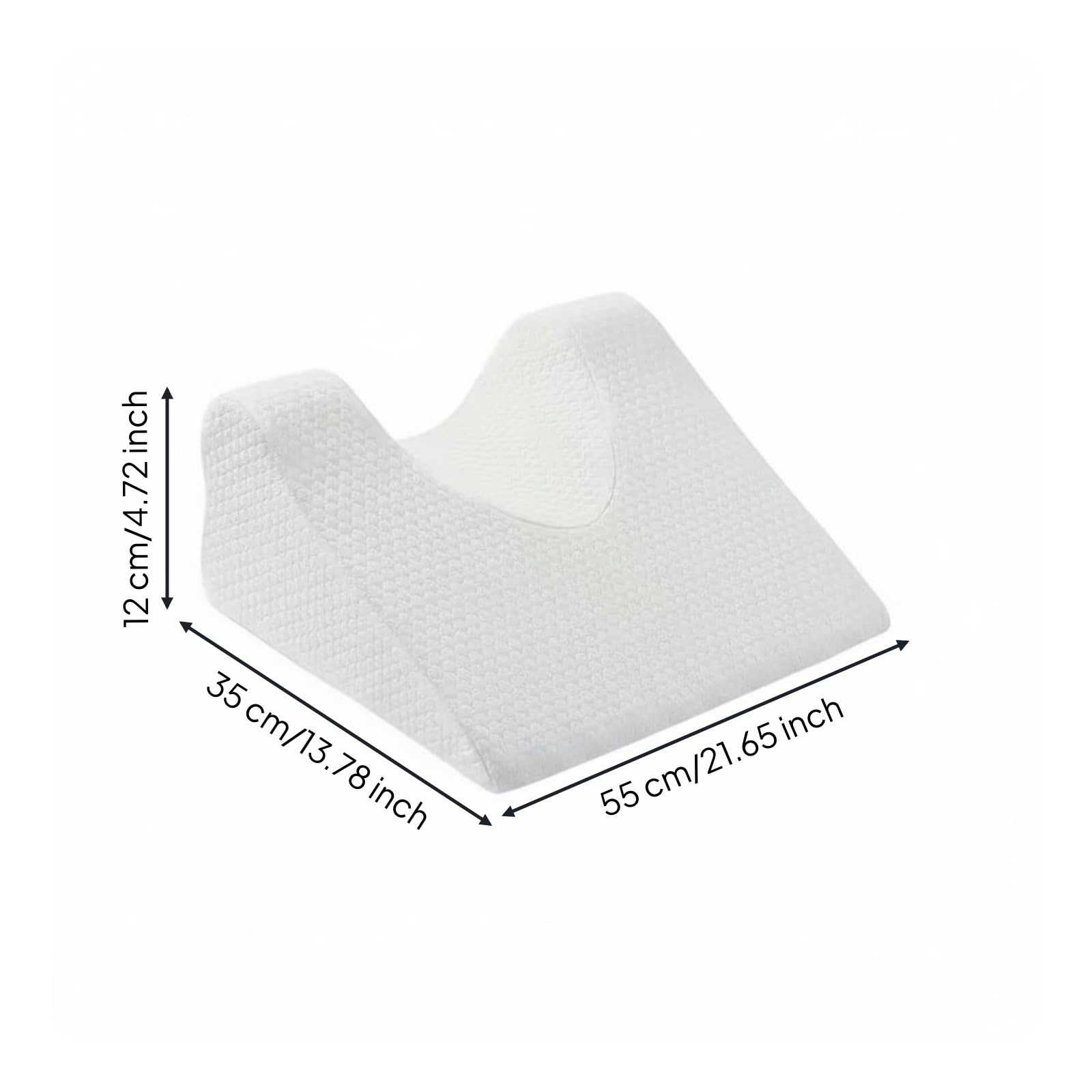 Almohada de Recuperación Facial Forma Ergonómica Almohada Espuma Memoria Diseño Contorneado Cojín Postural para Dormir