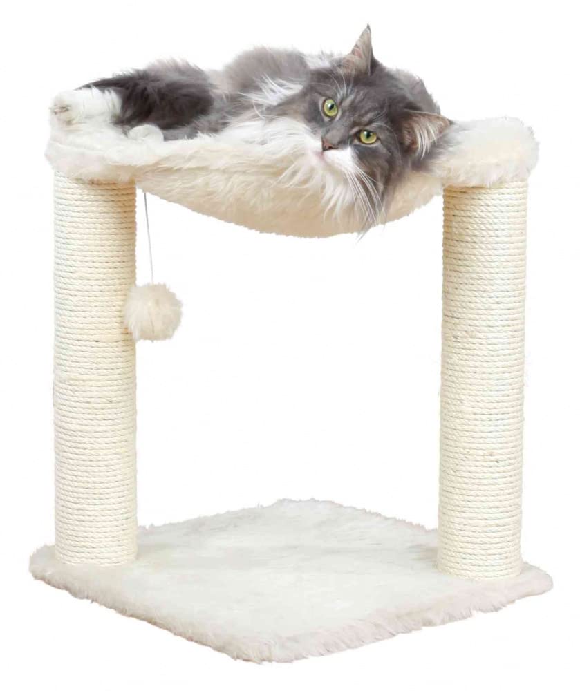 Trixie Baza Scratching Post: Plush Hammock, Sisal Surface, Interactive Toy, Cozy Hideaway, Furniture Protection, Cat Scratcher, Height – 50 cm (B00A2ZJTQE) Amazon Price History, Amazon Price Tracker