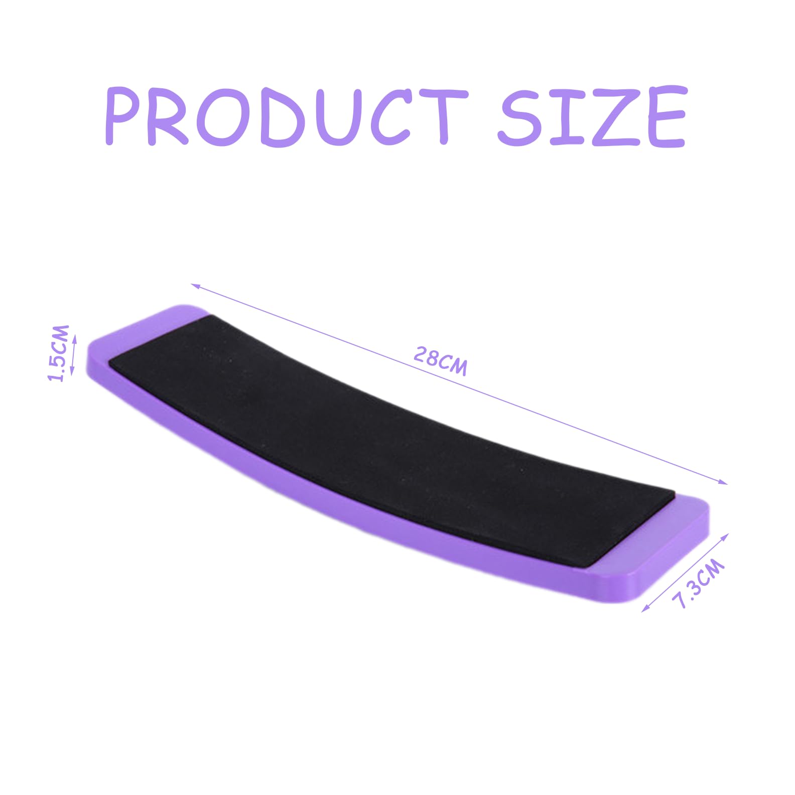 Tavola da Balletto da 1 Pezzo, Tavola da Fitness, Tavola da Ballo, Macchina per Esercizi di Spin, Strumenti da Ballo, Accessori per L'Allenamento per Ragazzi E Ragazze (Viola Scuro).