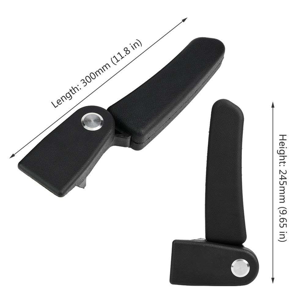 Caja Motocicleta Apoyabrazos - Pasajero de la Motocicleta del Asiento Trasero Plegable Top Case Caja apoyabrazos Trasero moto top case Compatible con BM Ymh