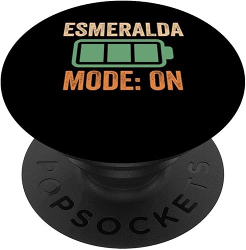 Esmeralda Mode On, Battery Design PopSockets Swappable PopGrip