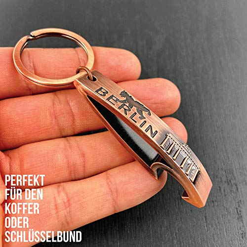 Key Ring Bottle Opener Berlin Souvenirs, Gift, Keepsake Made of Metal for Germany. Souvenirs, Lucky Charm and Courage - Image 4