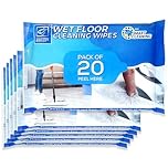 Wet Floor Cleaning Wipes - Wet Wipes for Most Flat Mops Compatible with Flash Mops - Perfect Floor Cleaner for Laminate, Tile, Wood, or Hard Surfaces (6 count (Pack of 120))