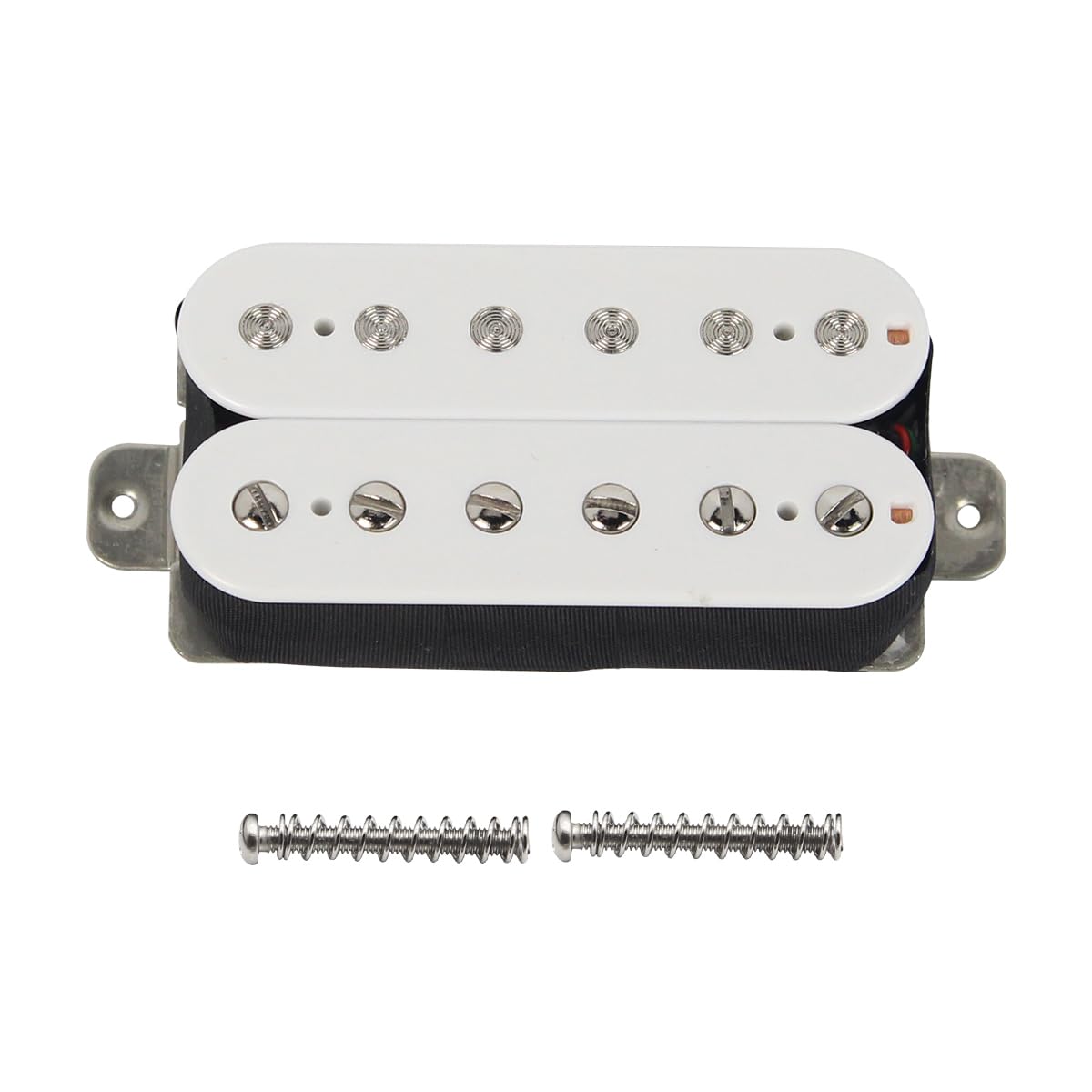 FLEOR Pastillas Humbucker de guitarra blanca Pastilla de puente Alnico 5 14-15k
