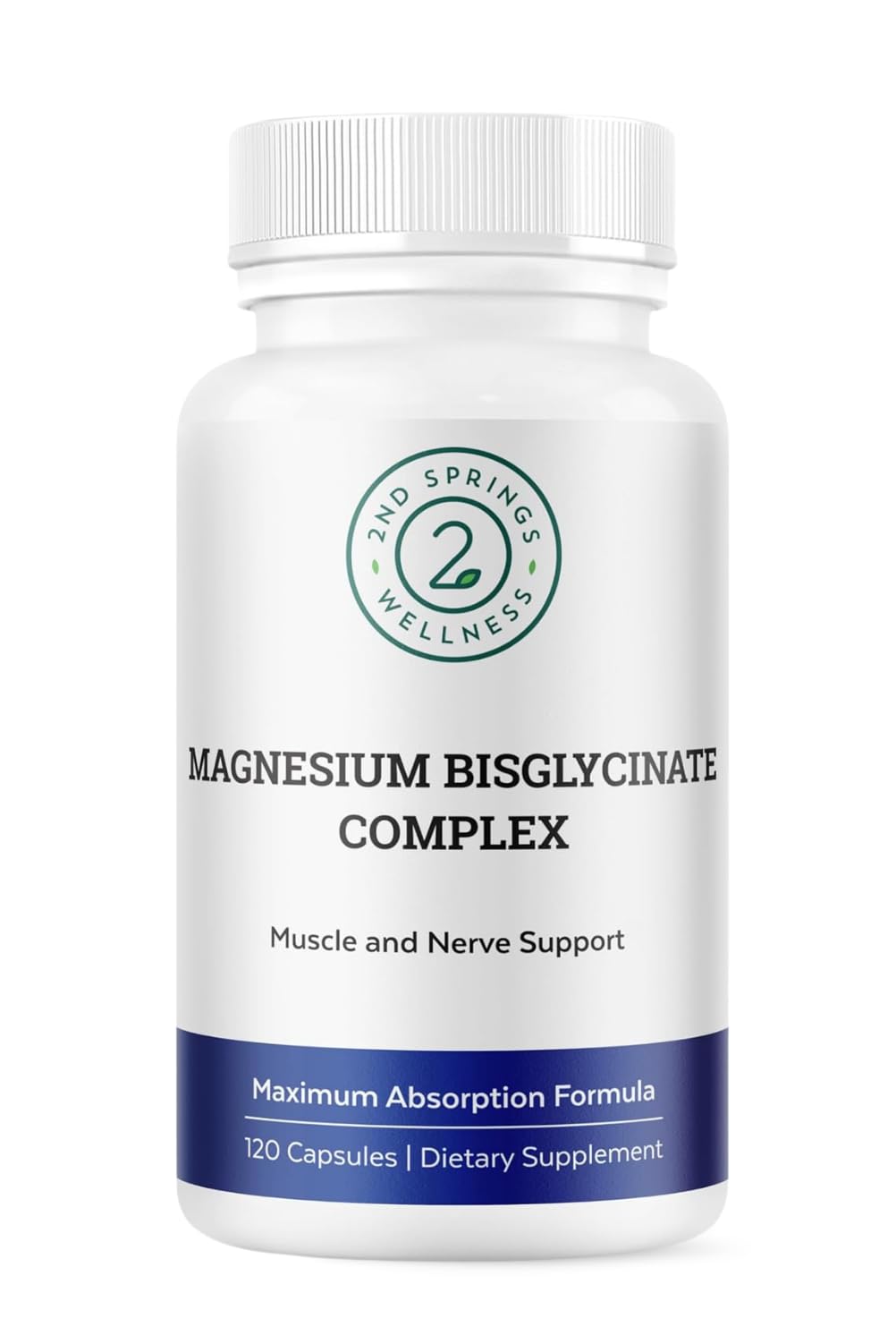Magnesium Bisglycinate Complex 400mg with TRAACS Mg Glycinate, 120 Capsules