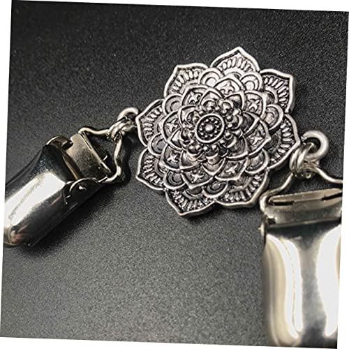 SECFOU 2 Pçs Clipe De Suéter Vintage Senhoras Vestidos Formais Masculinos Clipes De Gola De Suéter P