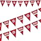Amscan 9906516 - FC Bayern München Wimpelkette, Größe 400 x 19,5 cm, aus Plastik, Girlande für Fan- oder Fußballparty, Hängedekoration, Dekoration, Rekordmeister