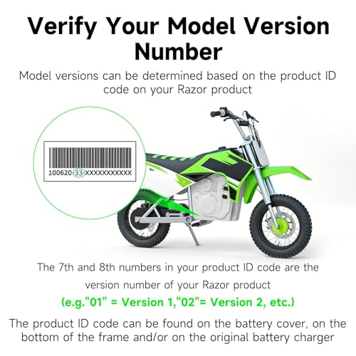Image of MX500 Controller and Throttle Compatible with Razor MX650 SX500 McGrath Dirt Rocket Bike, 36V Control Module for RSF650 Electric Dirt Bike Motocross EcoSmart Scooter Parts Twist Throttle Grips