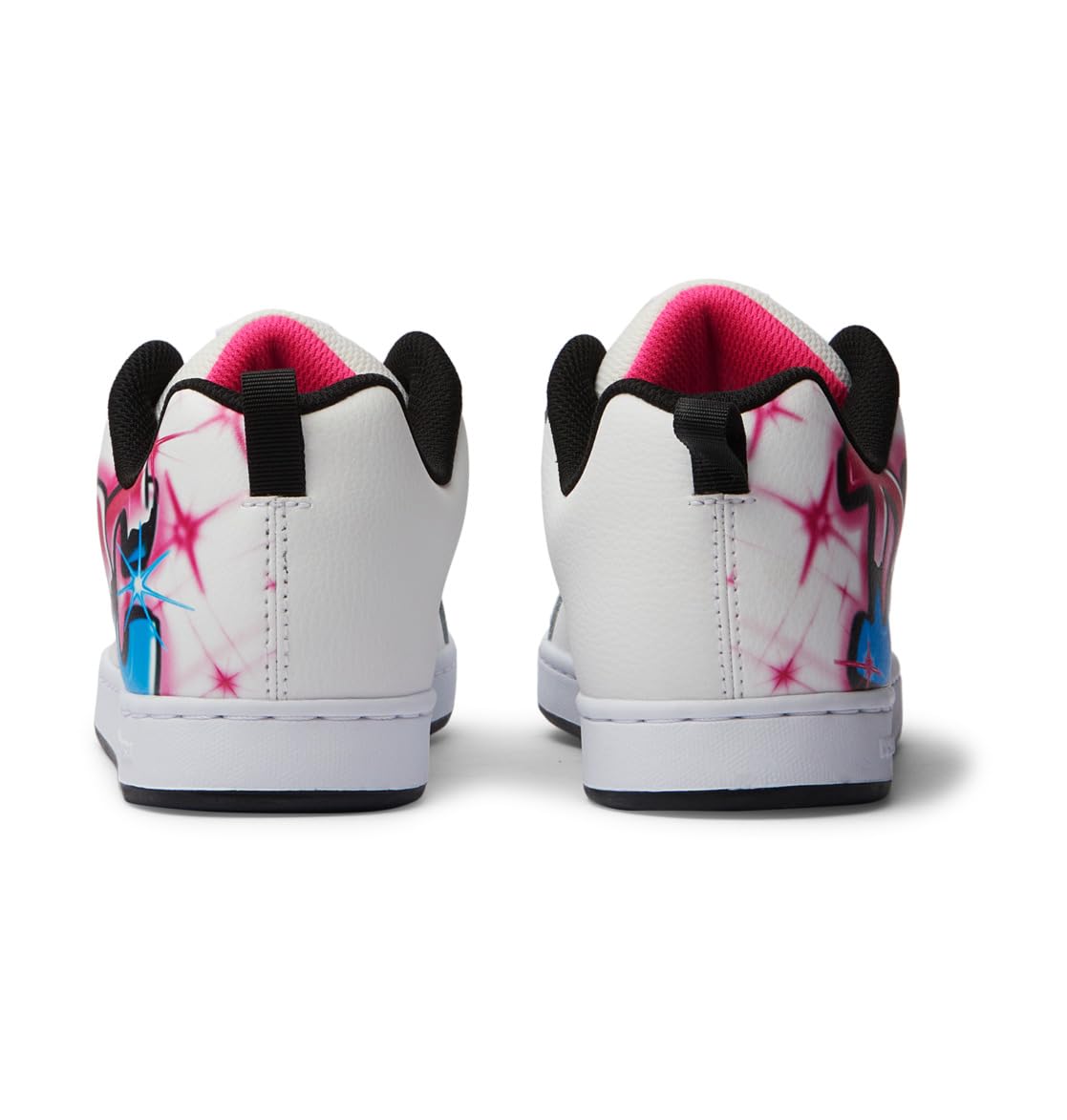 DC Shoes Baskets Court Graffik pour Femme, Rose Clair, 40.5 EU