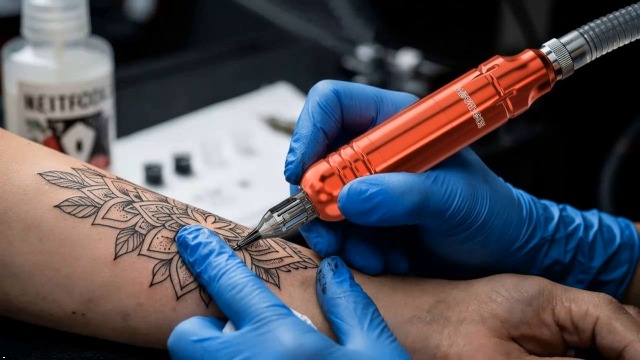 Tattooマシン Amazon.com: Wormhole Tattoo Kit for Beginners, Rotary Tattoo Pen